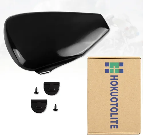 Vista 9 de Tapa de batería izquierda para Harley Davidson Sportster XL modelos 2004-2013 XL1200 XL883, negro