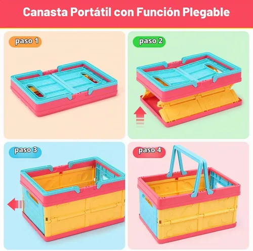 Vista 7 de HOLYFUN - Juego de juguetes de comida con cesta de la compra y frutas para cortar Includes toy pots, pans, plastic dishes and realistic food