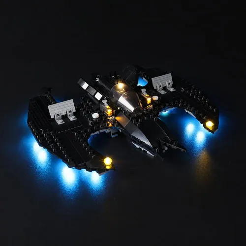 Vista 9 de Kyglaring Kit de iluminación LED (sin modelo) diseñado para Lego DC Batwing Batman vs The Joker 76265 DC Super Hero Model Kit de construcción - sin