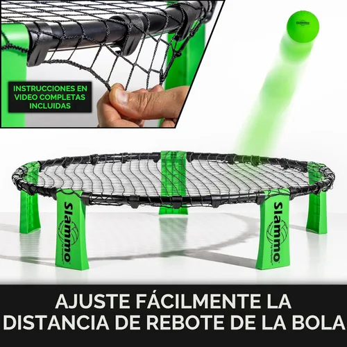 Vista 4 de Set de juego Gosports Slammo (Incluye 3 pelotas, funda de transporte y normas).