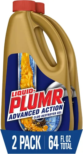 Vista 12 de Clorox Liquid-Plumr Pro-Strength - Destructor de obstrucciones, limpiador de drenaje líquido, 32 onzas líquidas (el paquete puede variar)