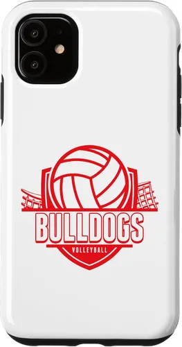 Vista 8 de Bulldogs Volleyball Back to School Spirit R Case for iPhone XR