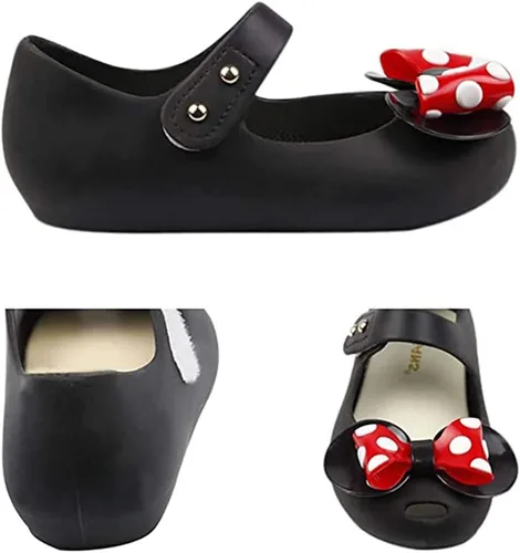 Vista 3 de iFANS - Sandalias de princesa para niñas, diseño de lunares