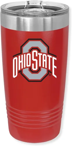 Vista 20 de Game Day Outfitters Baylor University - Vaso de viaje blanco de 20 onzas, vaso de acero inoxidable de doble pared con tapa acrílica, vasos Baylor