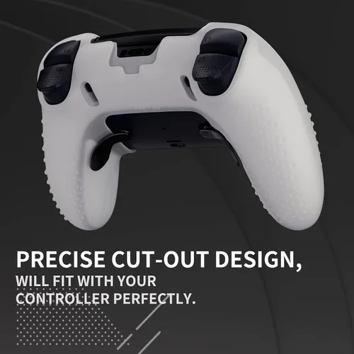 Vista 51 de PlayVital 3D Studded Edition Anti-Slip Silicone Cover Case for ps5 Edge Controller, Soft Rubber Protector Skin for ps5 Edge Wireless Controller with