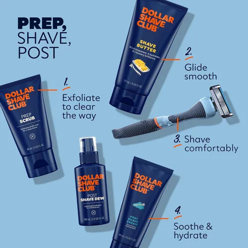 Vista 5 de Dollar Shave Club - Exfoliante de preparación de 3 onzas (paquete de 2) - Exfoliante para cabello encarnado