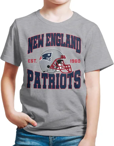 Vista 14 de Junk Food Clothing x NFL - Casco de equipo - Camiseta de manga corta para niños y niñas con licencia oficial de la NFL