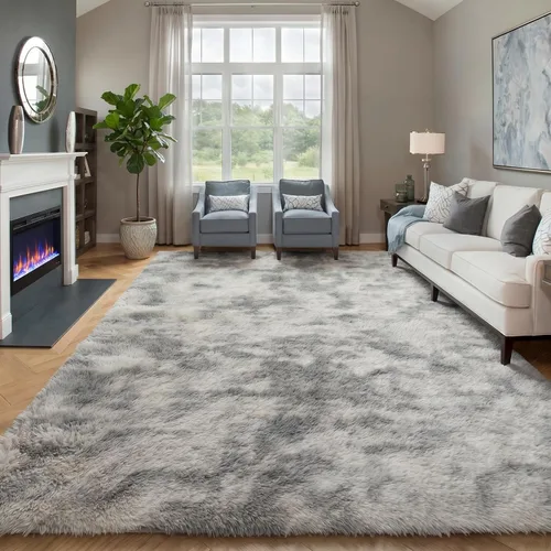 Vista 38 de ONASAR - Alfombra de pasillo negra de 2 x 6 pies, esponjosa, lavable, ultrasuave, afelpada, peluda, tapete para bebés, dormitorio de niños, armario
