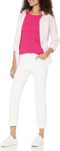 Vista 4 de GAP Camiseta acanalada de manga corta para mujer