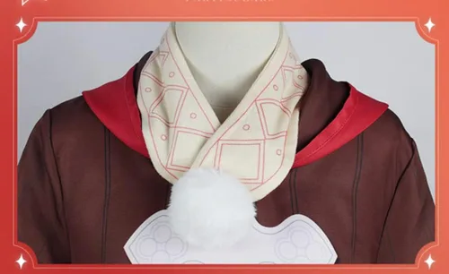 Vista 6 de MayMaxPlay Genshin Impact Cosplay - Disfraz de cosplay de Klee para Halloween conjunto completo