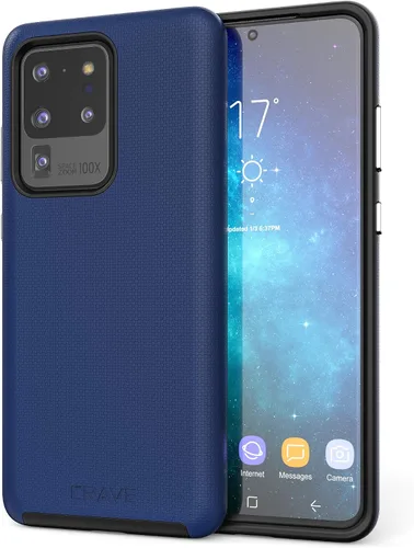 Vista 29 de Crave Dual Guard para Samsung Galaxy S22 Ultra, Verde bosque, Funda para teléfono celular, Protección a prueba de golpes, Doble capa, TPU/PC