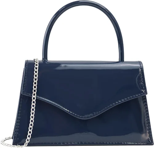 Vista 21 de Milisente Bolso de noche para mujer, bolso de mano para fiesta nupcial, bolsos de cóctel y baile de graduación con charol