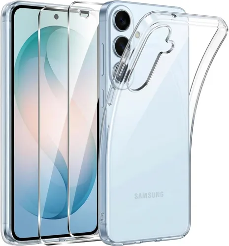 Vista 41 de Funda transparente para Samsung S23 5G, funda protectora de silicona transparente a prueba de golpes, funda protectora de TPU transparente
