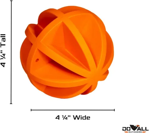 Vista 2 de Do-All Outdoors - Pelota bailarina de 4 pulgadas, clasificada para calibre .22 - .50, naranja