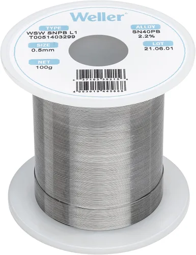 Vista 4 de Weller WLC100 - Estación de soldadura de 40 vatios con cable de soldadura Weller de 0.020 in, diámetro: 0.020 in, peso: 3,527 oz, aleación Sn60Pb40