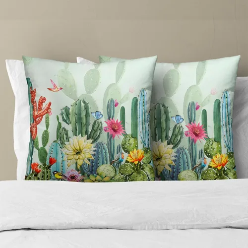 Vista 83 de Giwawa Juego de 2 fundas de almohada decorativas con diseño floral de girasol de 16 x 16 pulgadas, fundas de cojín decorativas para el hogar, sofá