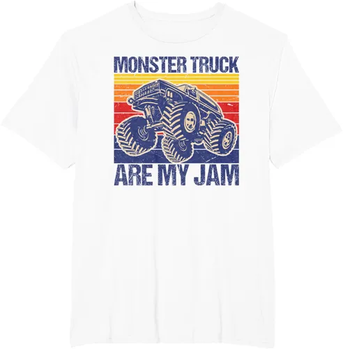 Vista 12 de Monster Truck Are My Jam For Monster Truck Lovers - Camiseta para hombres y niños, Blanco