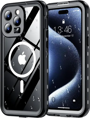 Vista 8 de Red2Fire Funda impermeable para iPhone 16, protector de pantalla integrado y protector de cámara, compatible con MagSafe, cuerpo completo a prueba