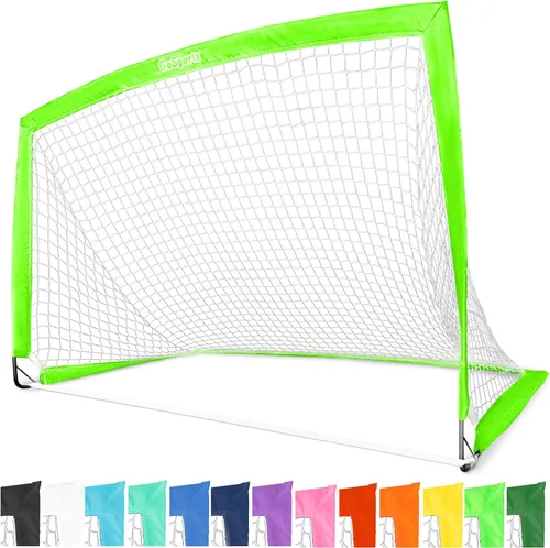 Vista 18 de GoSports - Arcos de fútbol portátiles para niños, 13 opciones de color, elige 4 x 3 pies o 6 x 4 pies, redes desplegables de tono