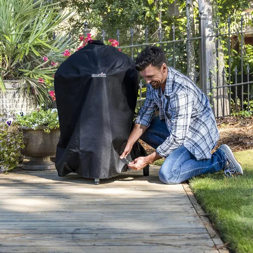Vista 6 de Charbroil® Kettleman TRU-Infrared Charcoal Grill Cover - 8887233
