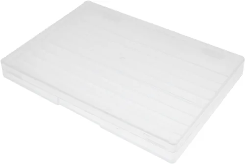 Vista 6 de Caja de almacenamiento con 5 compartimentos para almacenamiento de fresas de fresado, roscas, taladros y herramientas de torneado, 71 x 106 x 15mm