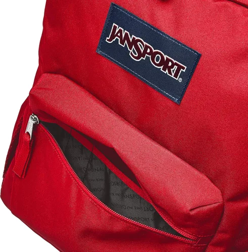 Vista 3 de JanSport Cross Town mochila, rojo (Red Tape)), JS0A47LW5XP