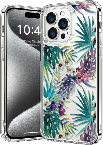 Vista 109 de bicol - Funda protectora a prueba de golpes para iPhone 15 Plus, funda delgada de acrílico transparente y diseños modernos para niña y mujer, 6.7