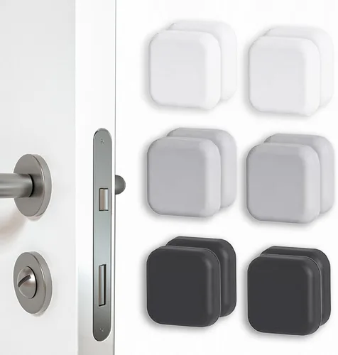 Vista 9 de Protector de Pared Pequeño para Puertas, Parachoques de Puerta de Silicona, Protector de Pared Autoadhesivo, Silenciador de Puertas, Protector