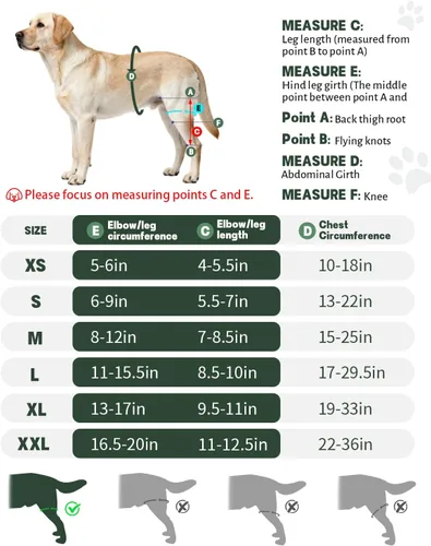 Vista 8 de Dog Knee Brace for Torn Acl Hind Leg, Relieves Ligament Injury and Joint Pain, Adjustable Leg Support Bracket for Warmth and Support, Universal Dog