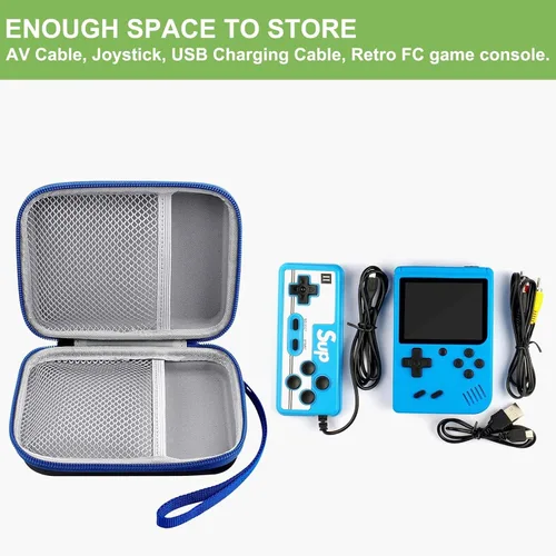 Vista 4 de Case Compatible with Retro Handheld Game Consoles/ R36S/ RG353V -Travel Storage Holder Organizer for Game Boy Mini, Retro Mini Players, and More