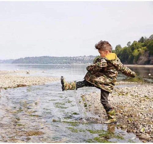 Vista 3 de Western Chief Camo Rain Coat (ToddlerLittle Kids)