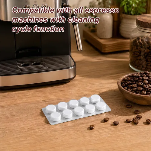 Vista 7 de 10 tabletas descalcificadoras para cafetera Breville Nespresso