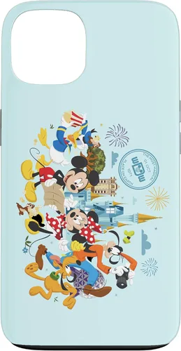 Vista 7 de Walt Disney World 50th Anniversary Mickey and Friends - Carcasa para iPhone 17, color azul