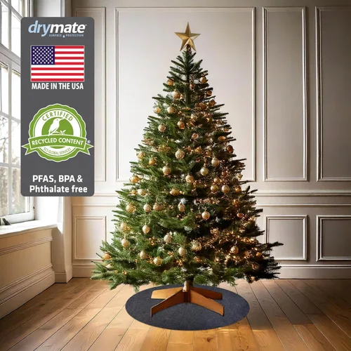Vista 5 de Drymate CTS28 tapete soporte para árbol de navidad, M, Verde