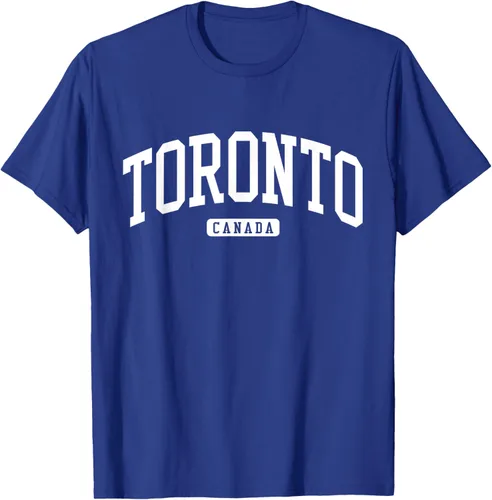 Vista 20 de Camiseta estilo universitario de Toronto Canada, Negro