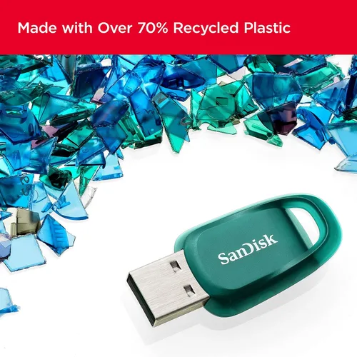 Vista 2 de SANDISK Unidad flash Ultra Eco USB 3.2 Gen 1 de 64 GB - SDCZ96-064G-G46
