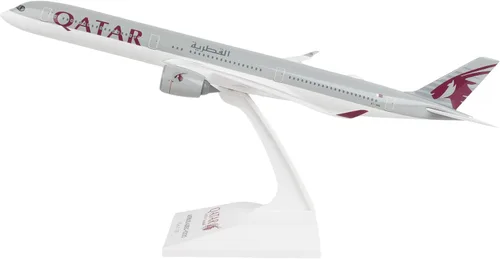 Vista 5 de Sky Marks Qatar Airways A350-1000 1/200 - Modelo de avión coleccionable