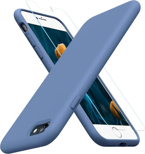 Vista 319 de Miracase Funda ultradelgada diseñada para iPhone SE 2022 (3ª generación)/iPhone SE 2020 (2ª generación)/iPhone 7/iPhone 8 con protector de pantalla
