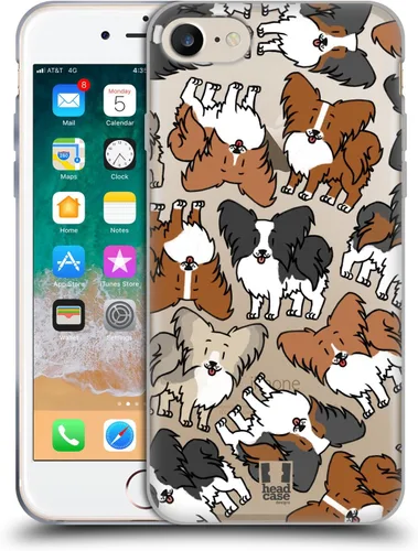 Vista 10 de Head Case Designs Airedale Terrier - Funda de gel suave con 4 patrones de razas de perro [protección de grado militar] compatible con Apple iPhone 7