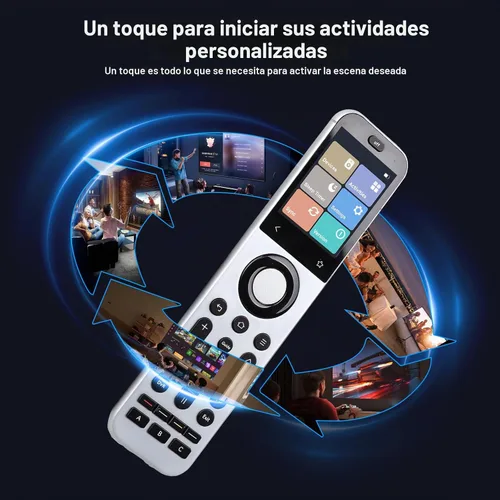 Vista 4 de SofaBaton Control remoto universal X2 con pantalla táctil, concentrador y aplicación, control remoto universal todo en uno con base de carga