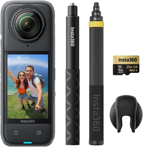 Vista 10 de Insta360 X4 Kit de Construcción - Cámara de construcción 360°, video HDR 360 de 8K30fps, foto de 72MP, lapsos de tiempo de 11K, compatible