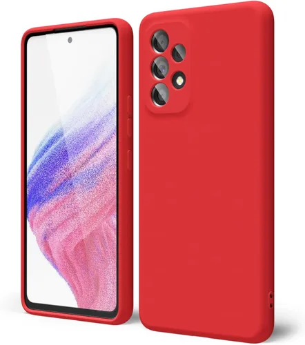 Vista 130 de oakxco Funda para teléfono Samsung Galaxy A12 con agarre de silicona líquida, linda delgada fina suave cubierta de gel de goma TPU lisa para mujeres