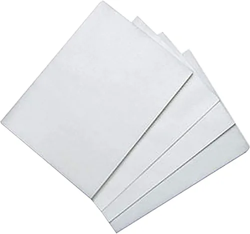 Vista 5 de Papel comestible de arroz y oblea, papel de obleas de 8.5 x 11 pulgadas para pasteles (paquete de 100 hojas blancas para glaseado)