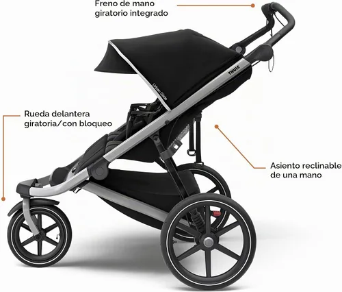 Vista 3 de Thule Urban Glide 2 - Cochecito para correr