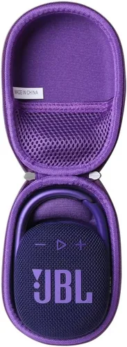 Vista 8 de adada Estuche rígido de viaje para JBL Clip 5- Mini altavoz Bluetooth portátil (negro)