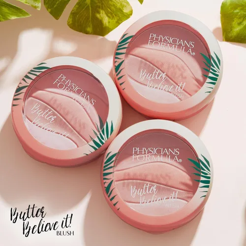 Vista 6 de Physicians Formula - Polvo de maquillaje rubor Butter Believe It, Arena Rosada Mantequilla Murumuru Para piel sensible Dermatológicamente