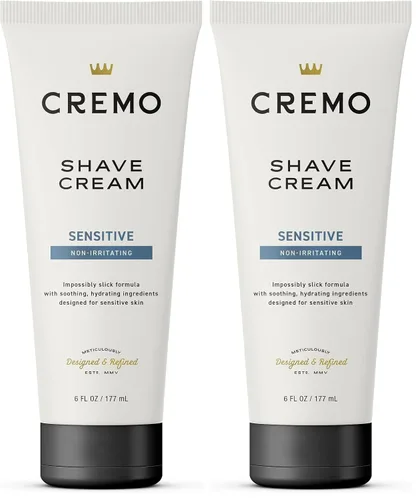 Vista 11 de Cremo Crema de afeitar, crema de afeitado refrescante de grado barbero, crema de afeitar increíblemente superior ultra-deslizante para hombres