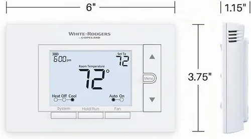 Vista 4 de Emerson 1F85U-22PR Termostato programable