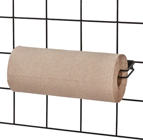 Vista 20 de InterDesign Jayce Sistema de pared metálica, panel de organización modular de rejilla para el almacenamiento adicional en la cocina