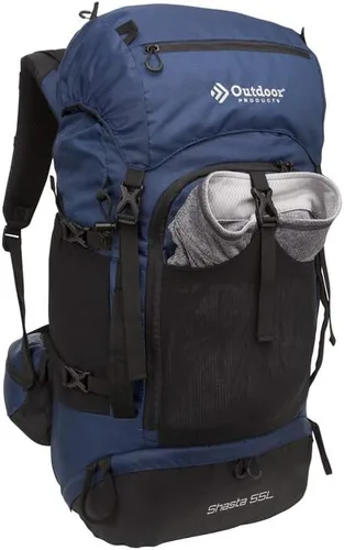 Vista 3 de Outdoor Products Mochila con marco interno, azul, talla única